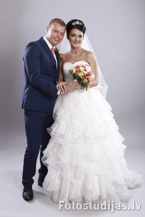 Kāzu fotosesija fotostudijā #10