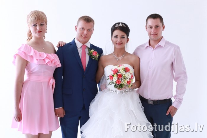 Kāzu fotosesija fotostudijā #13