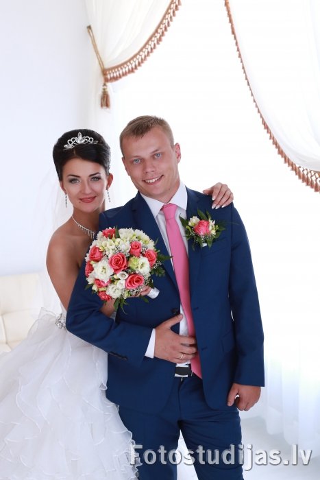 Kāzu fotosesija fotostudijā #15